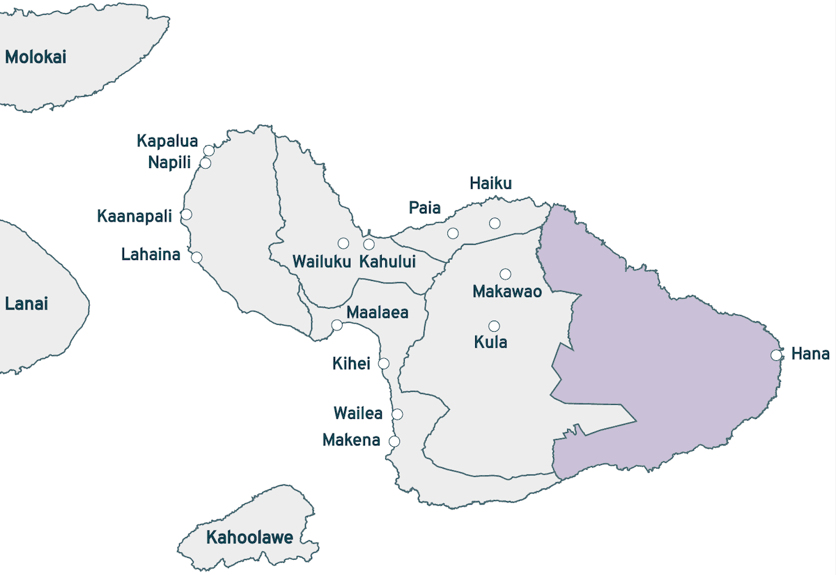 Where to stay in Maui Maui towns and areas compared (+ map)