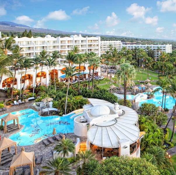 Pool and gardens at the Fairmont Maui Resort