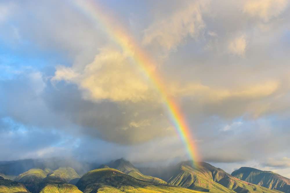 Rainbows are part of the Hawaii vacation experience